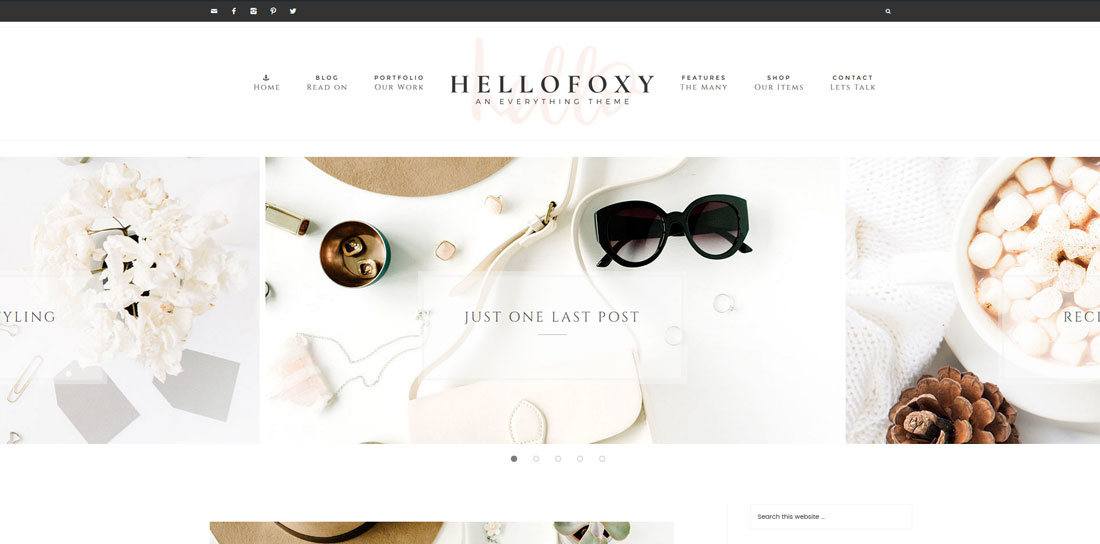 hello-foxy-blog-page-slider