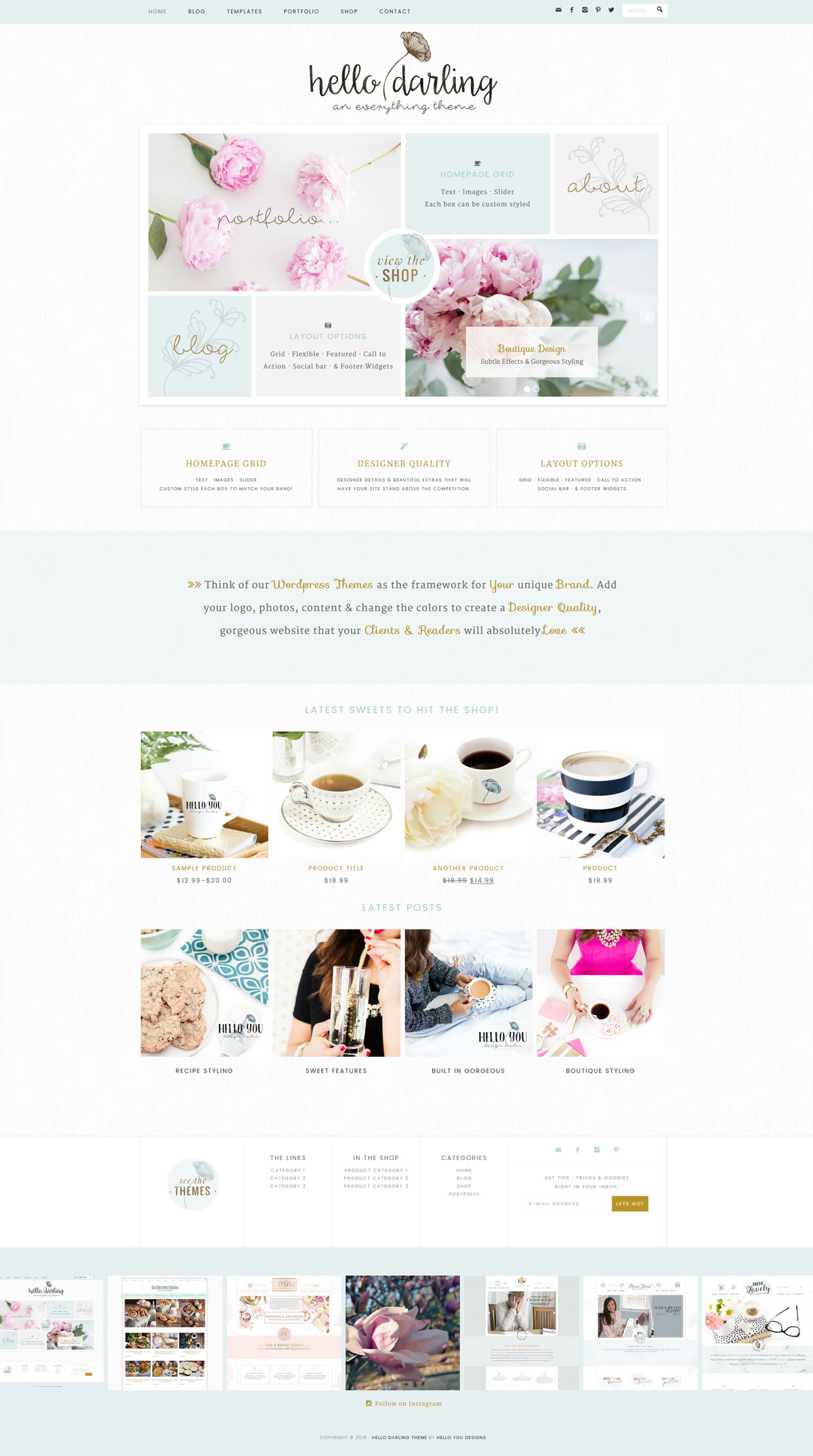 Hello Darling Genesis WordPress Theme