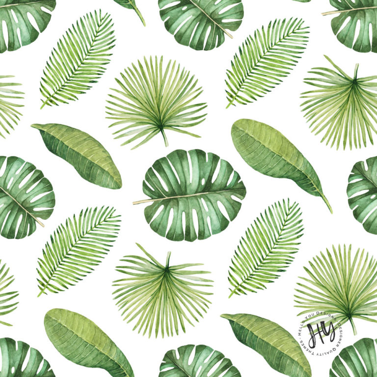 Tropical Leaf Pattern Freebie