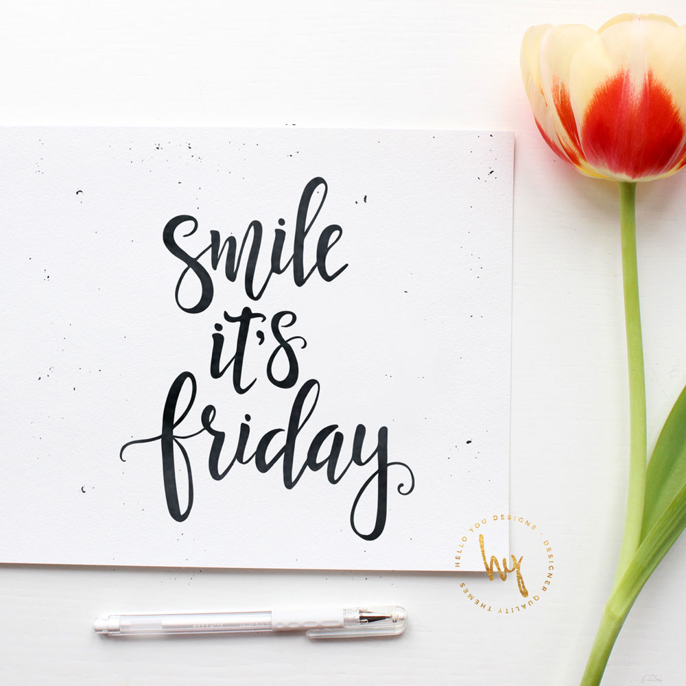 2 Freebies – Smile it’s Friday