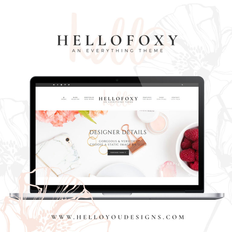 feminine wordpress theme