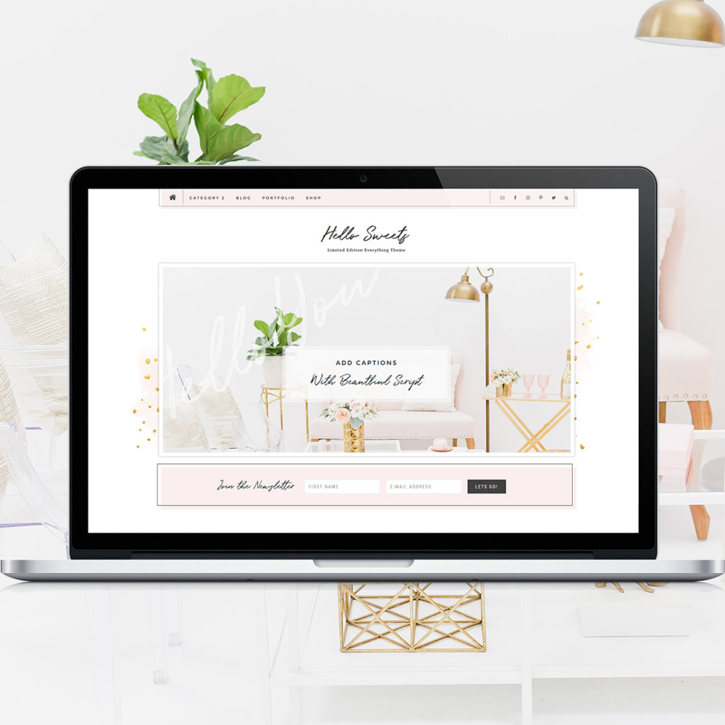 Sweets Peachy a Limited Edition WordPress Theme