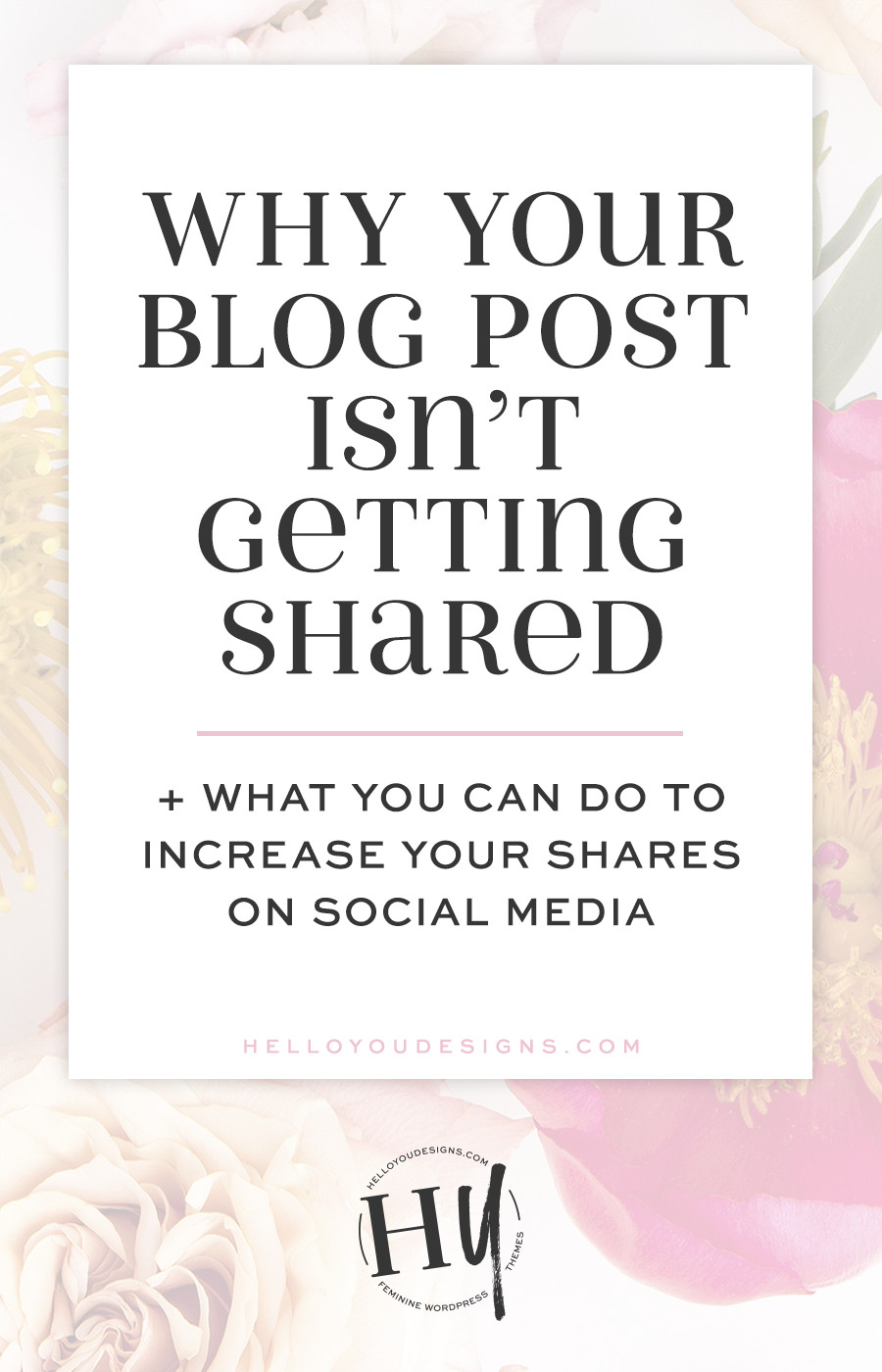 Why your blog post isn't getting shared