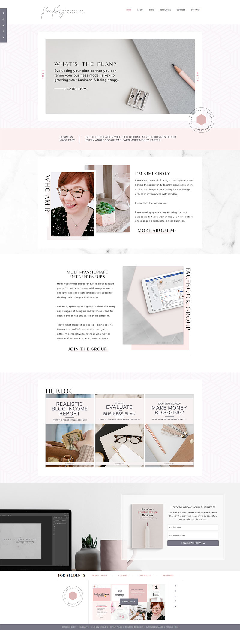 Feminine WordPress Theme