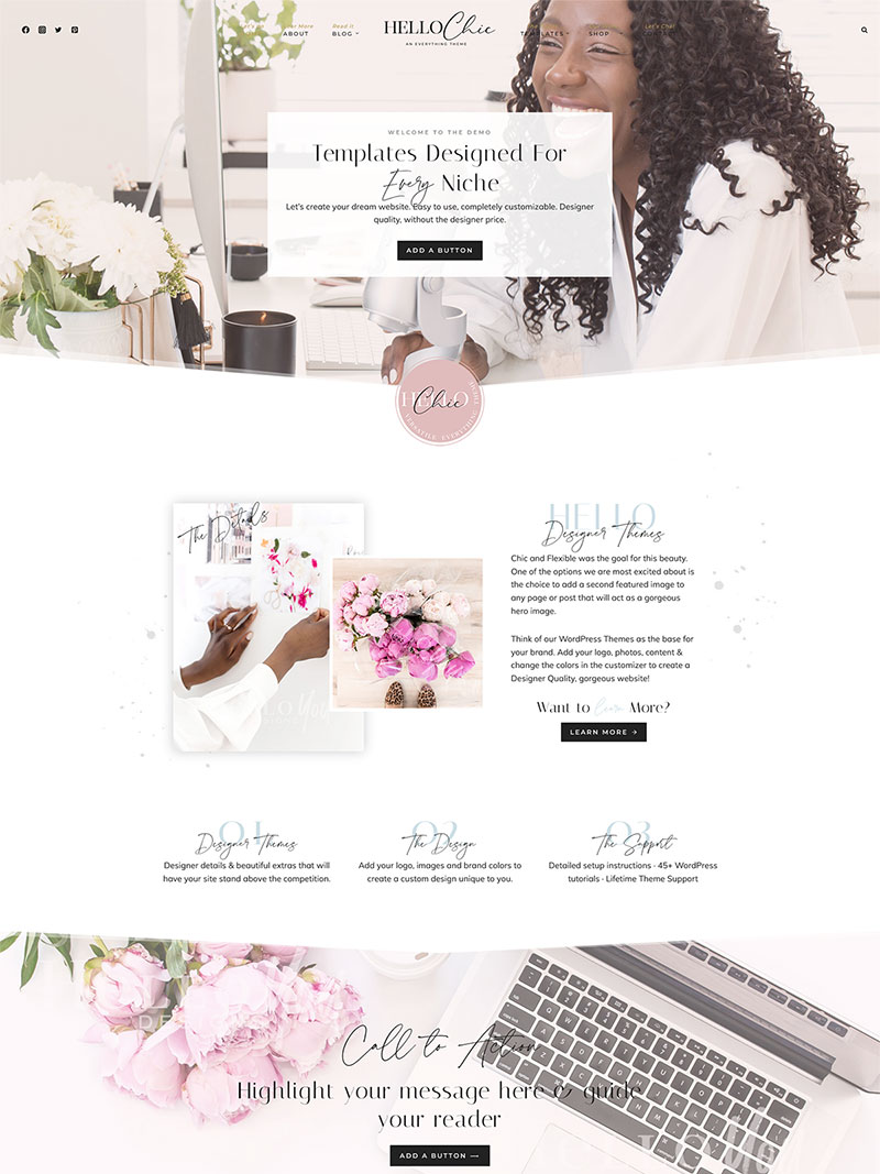 Hello Chic WordPress Theme