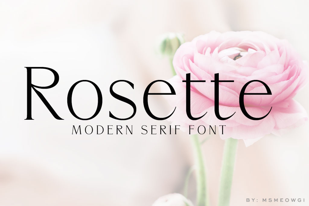 rosette-font