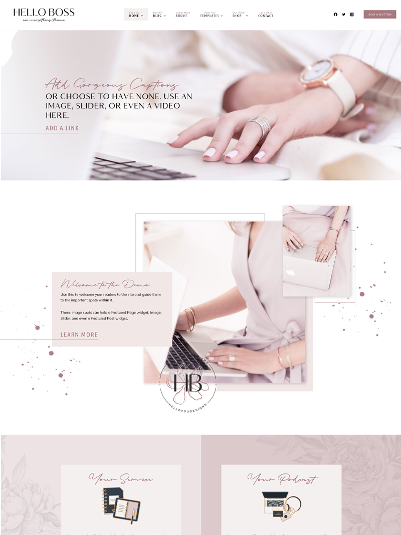 Hello Boss Theme