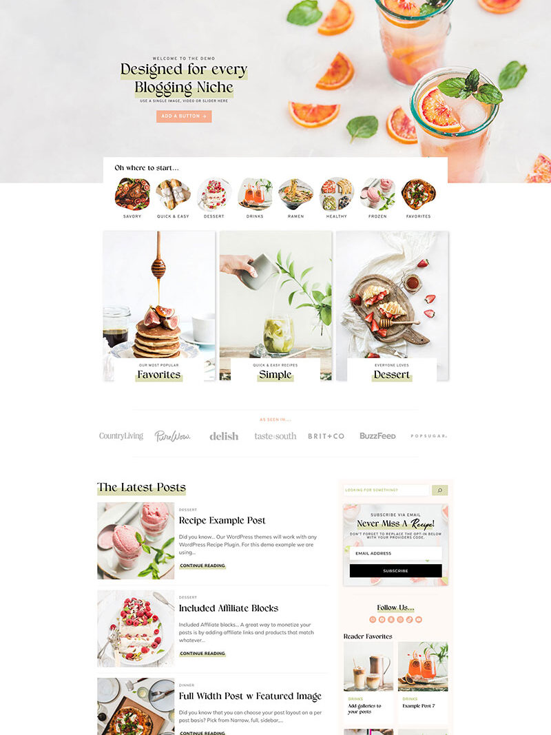 Hello Blogger WordPress Theme