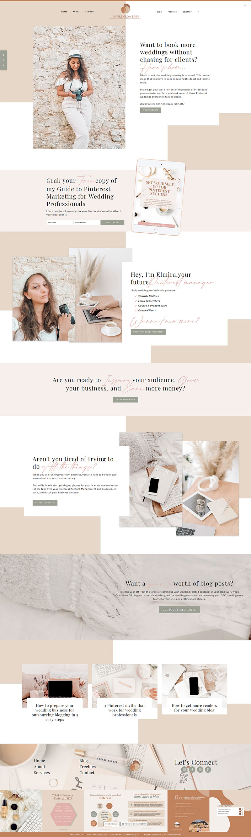 Hello Coach Feminine WordPRess Theme