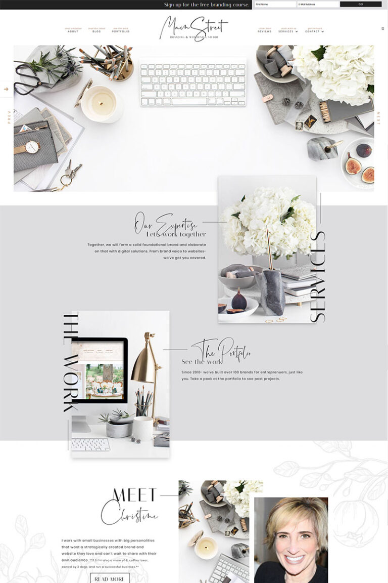 Hello Blush Feminine WordPress Theme