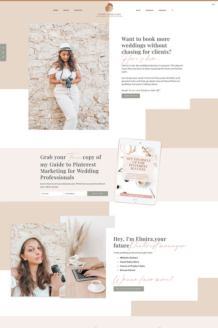 Hello Coach Feminine WordPRess Theme