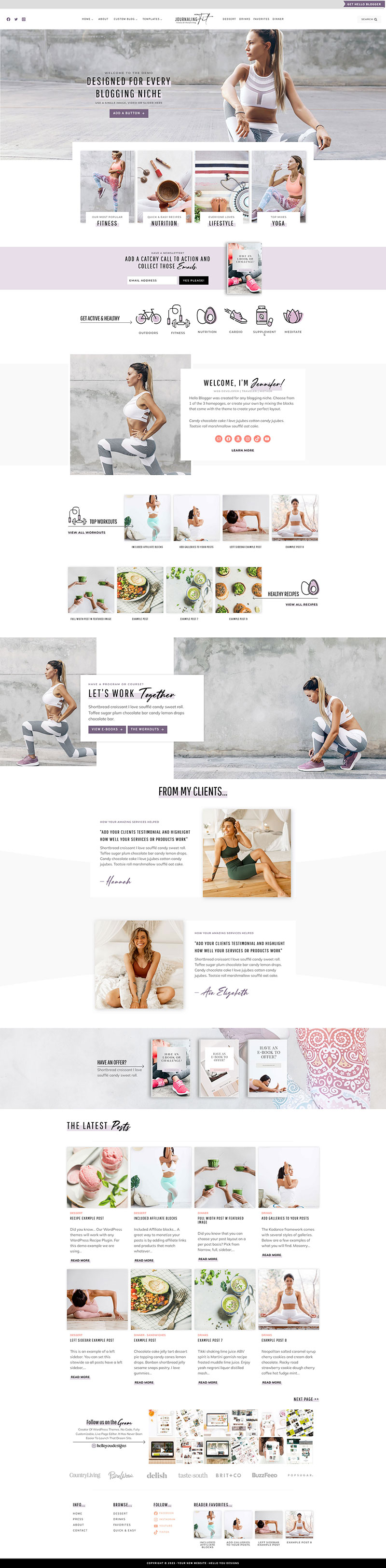 Hello Blogger Theme