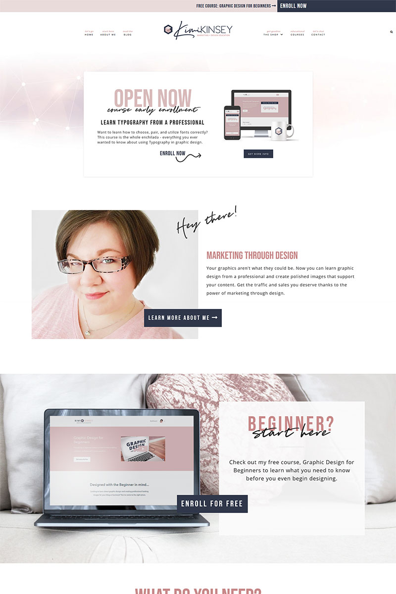 Hello Boho WordPress Theme Example