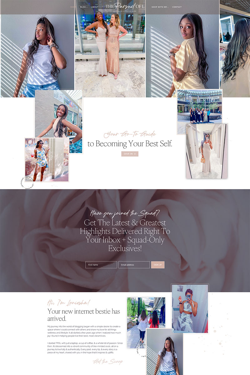 Hello Lily WordPress Theme Lifestyle Blogger