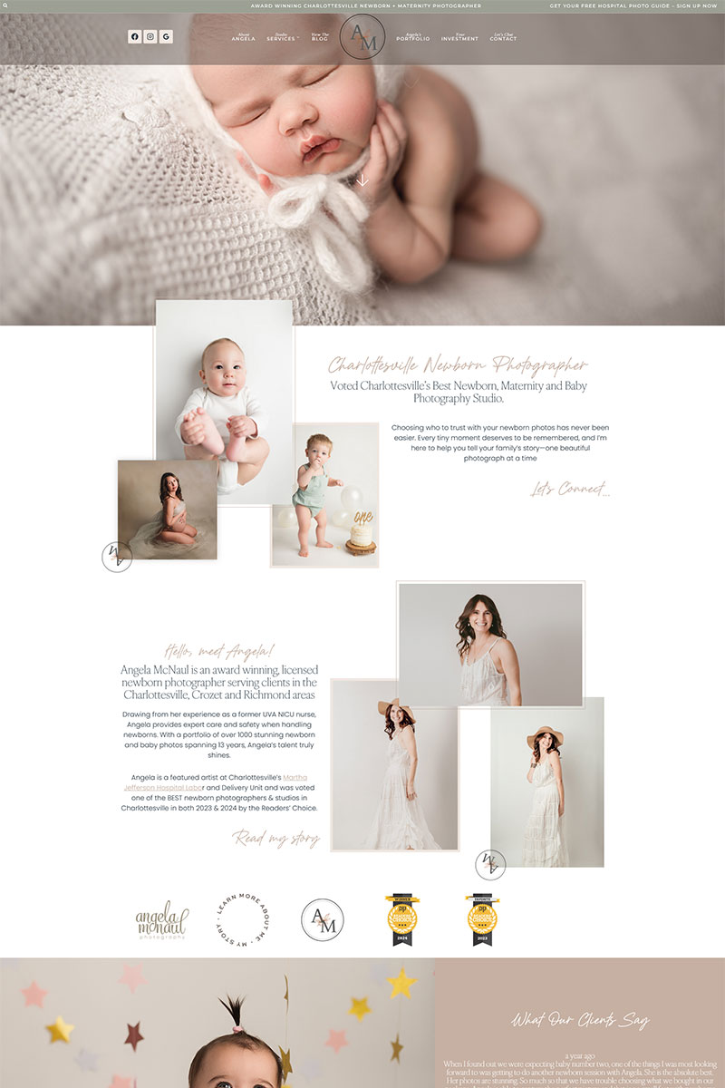 Hello Lily WordPress Theme Photography Website