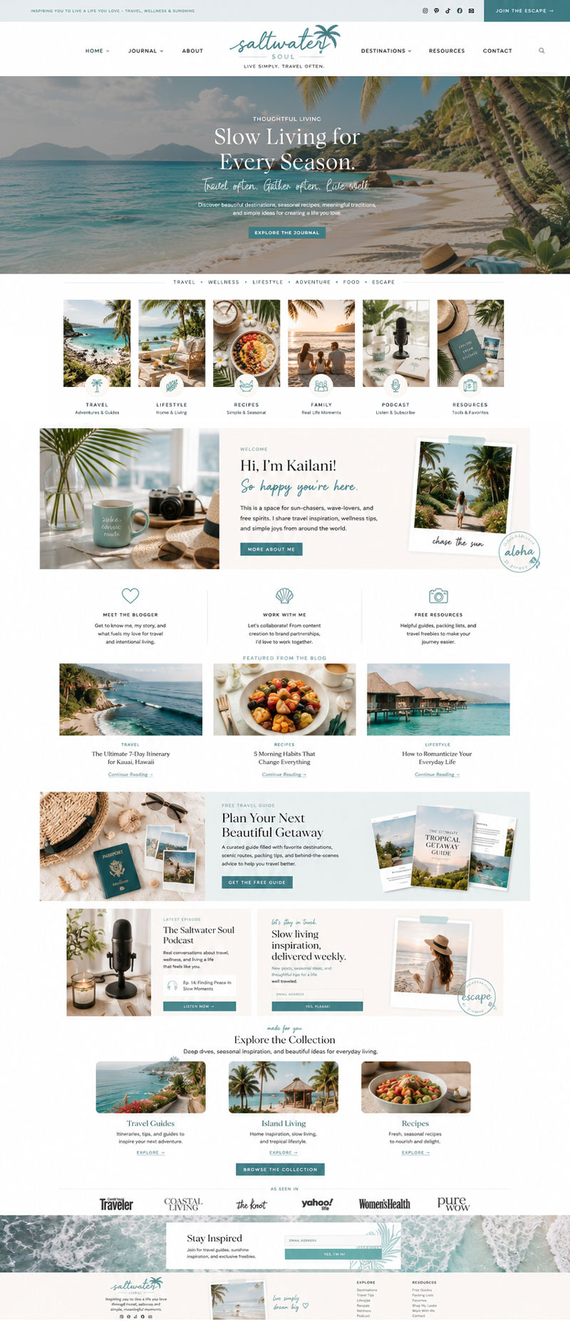 Modern wordpress theme